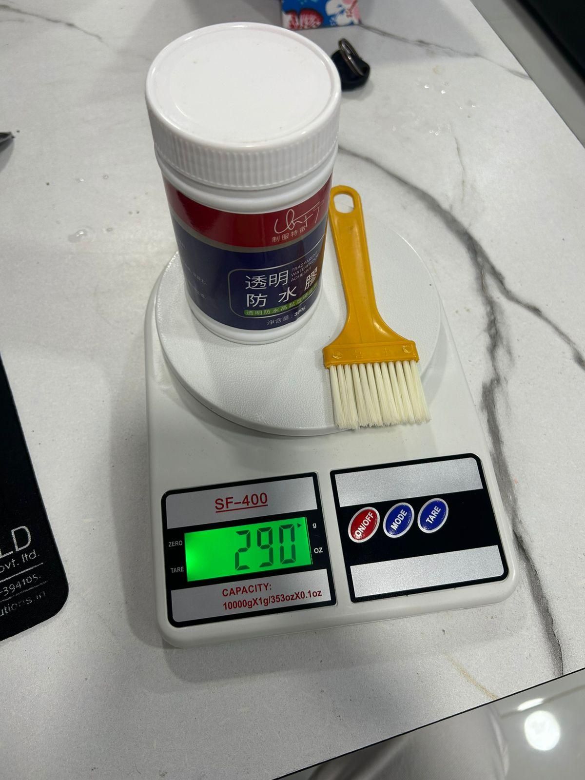 Transparent Waterproof Glue with Brush – Pack of 2 (300g)
