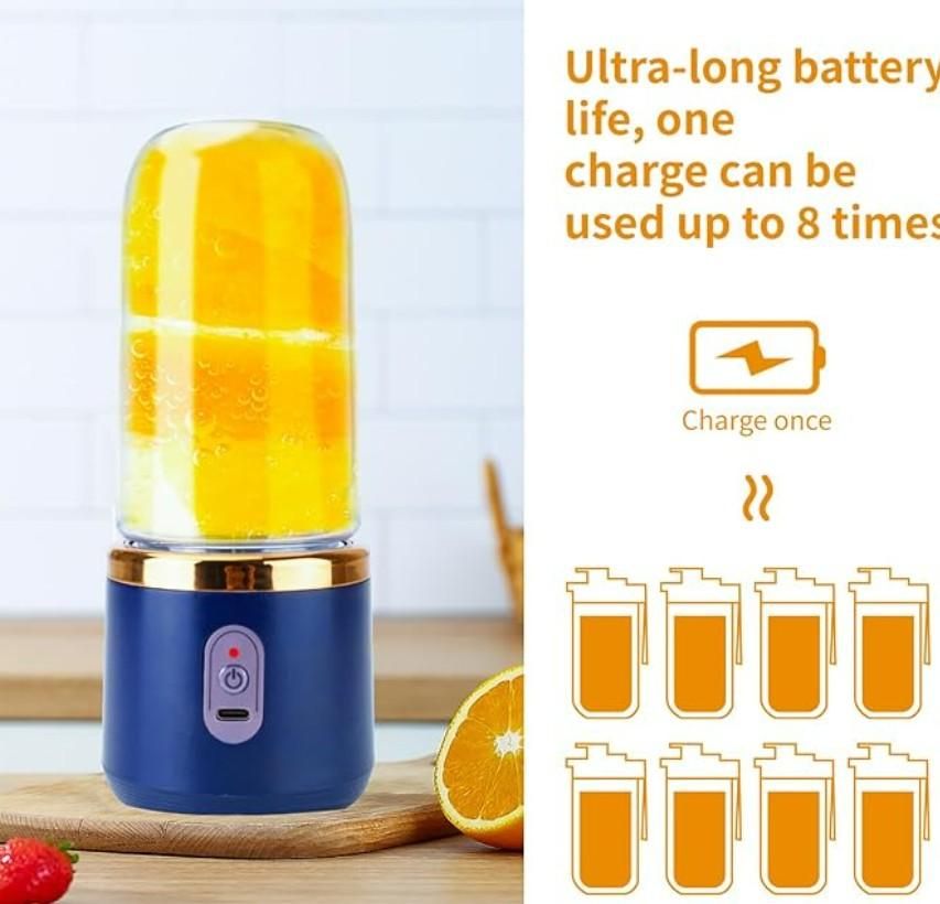 ✨ Multifunctional Mini Portable Juicer Blender – USB Rechargeable, Travel-Friendly & Easy to Use ✨
