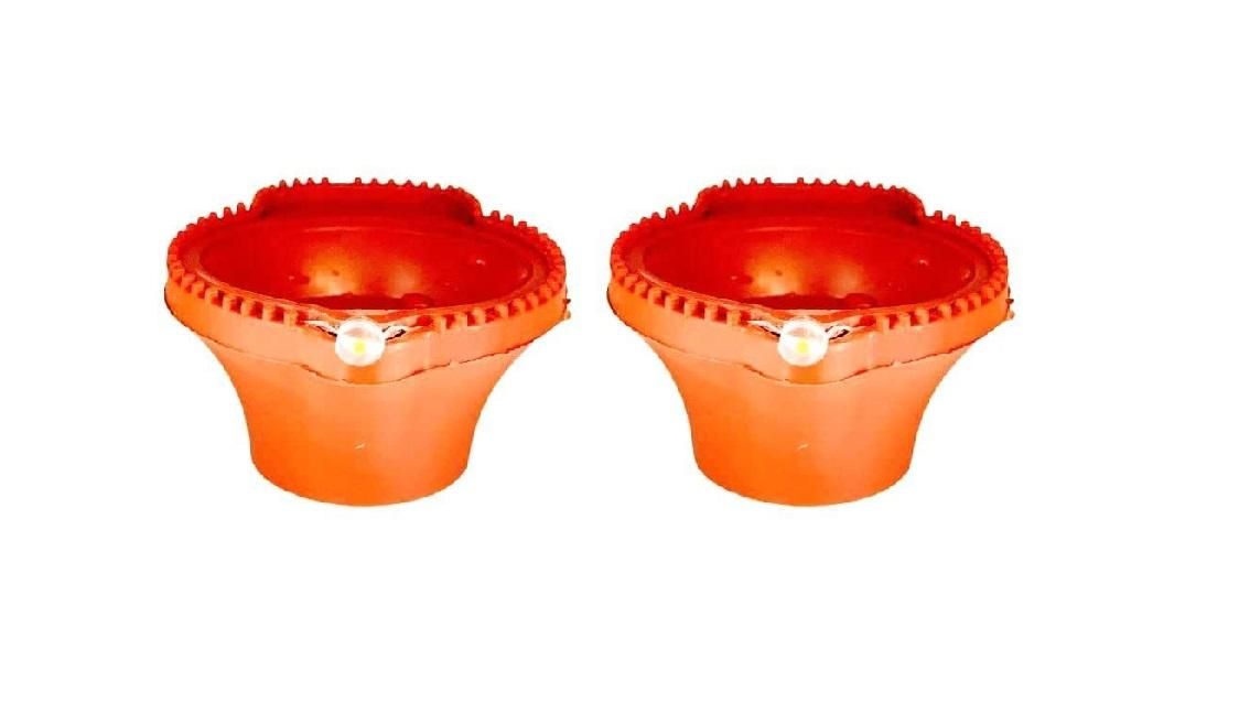 LED Water Sensor Diyas – Decorative Floating Ambient Lights (Pack of 6/12/18/24)