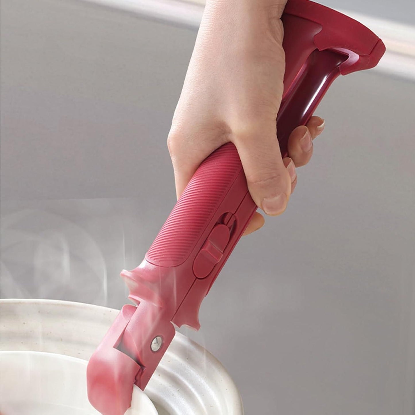 Heat-Resistant Pot & Pan Gripper Tongs – Anti-Scalding Kitchen Clip for Safe Cooking