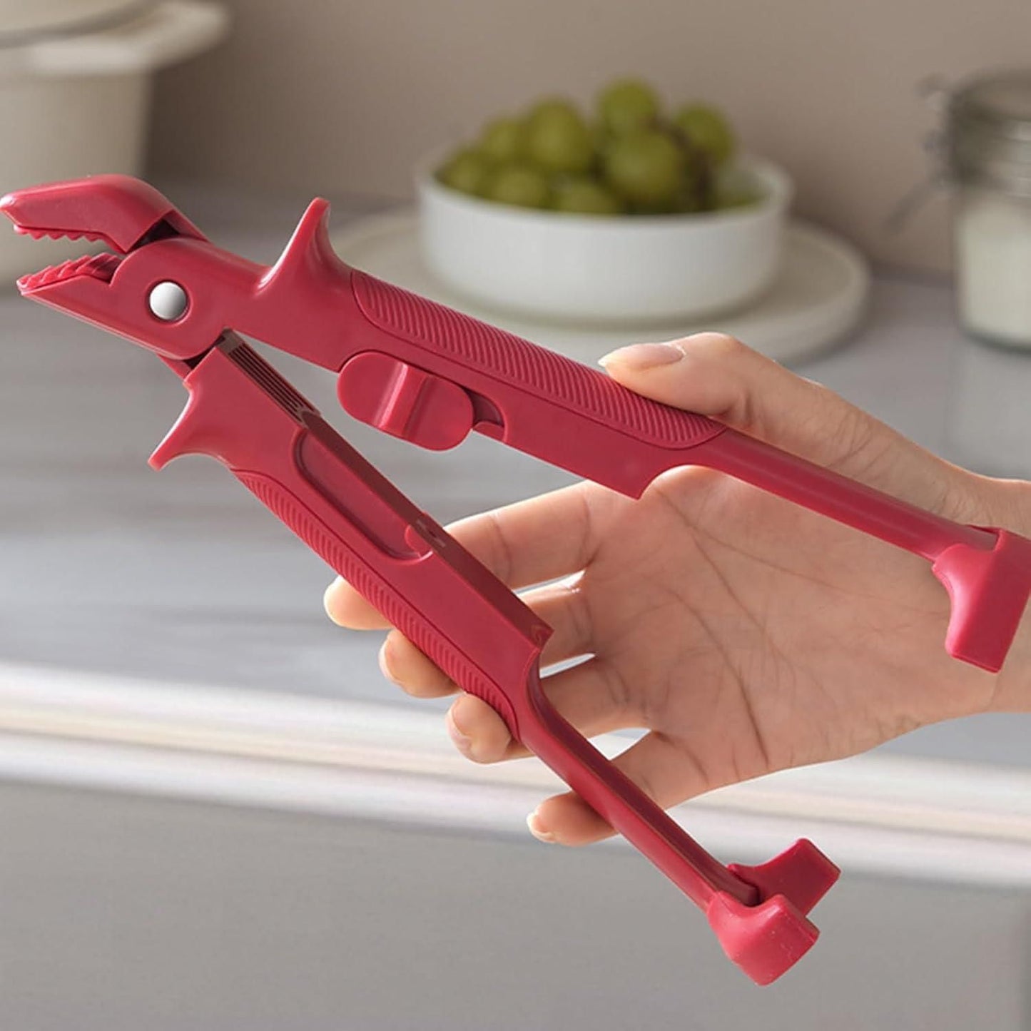 Heat-Resistant Pot & Pan Gripper Tongs – Anti-Scalding Kitchen Clip for Safe Cooking