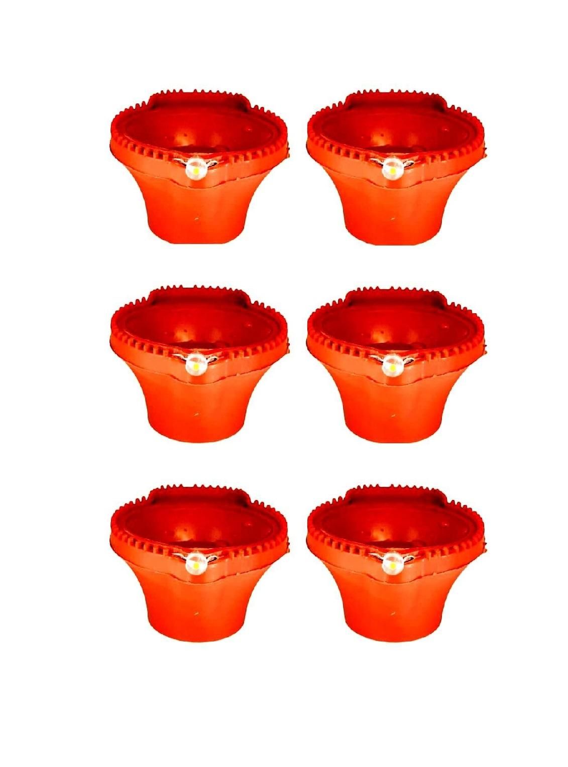 LED Water Sensor Diyas – Decorative Floating Ambient Lights (Pack of 6/12/18/24)