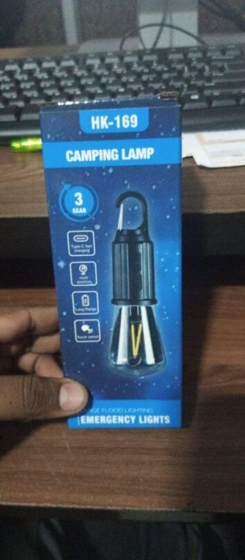 Outdoor Hanging Bulb Lamp – 3-Mode LED Tent Light for Camping