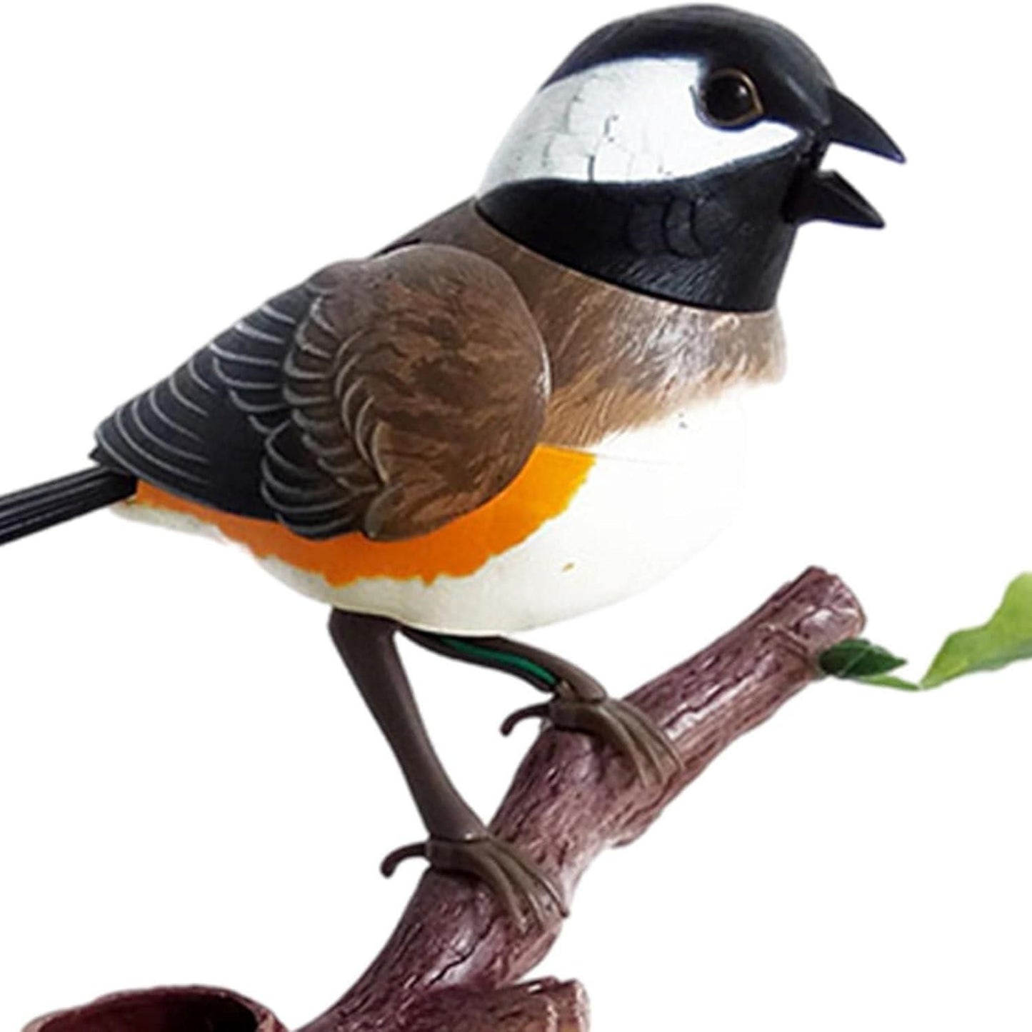 Chirping Bird Pen Holder – Lifelike Desk Pet & Home Decor