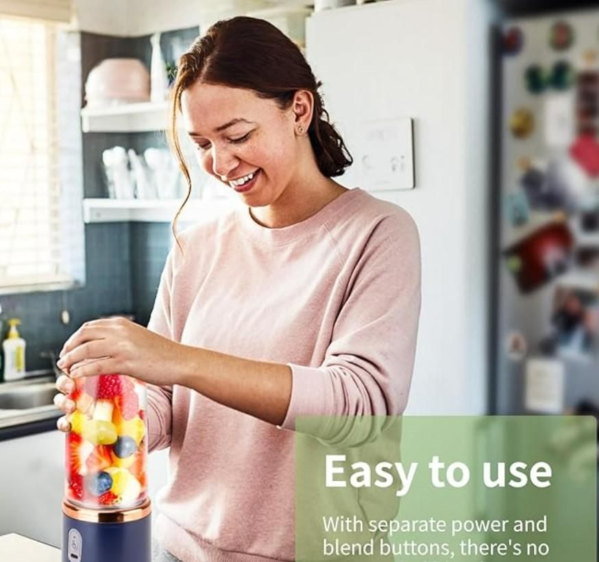 ✨ Multifunctional Mini Portable Juicer Blender – USB Rechargeable, Travel-Friendly & Easy to Use ✨