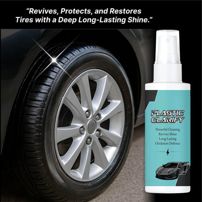 🚗✨ Crystal Clear Plastic Restorer for Car – 100g Shine & Protection Formula (Pack of 1)